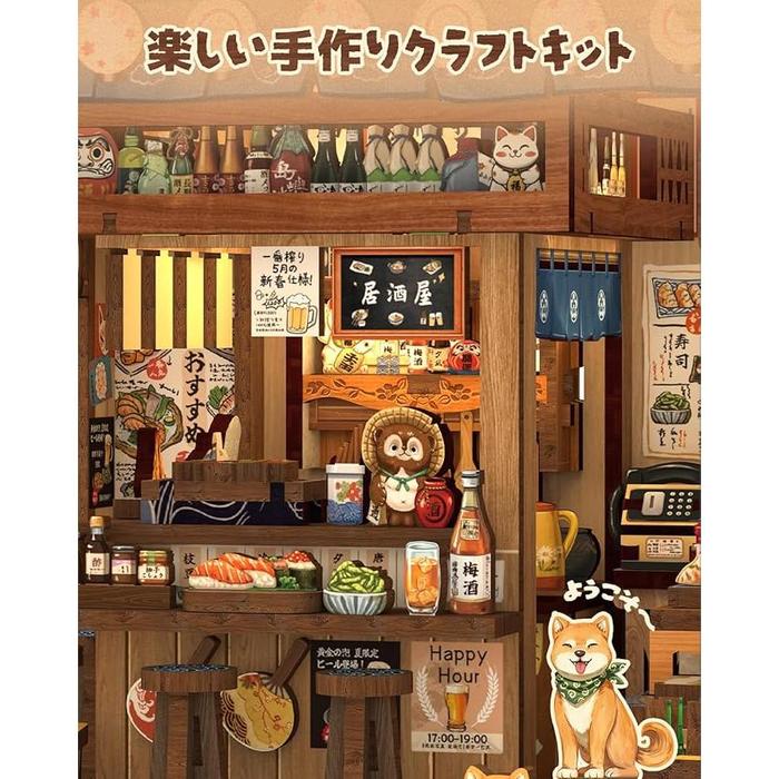 DIY BookNook Series – Japanese Themed 3D Wooden Miniature Kits