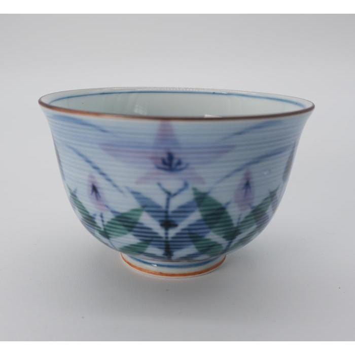 VINTAGE Japanese Arita Ware Tea Set – Blue Floral Kyusu Teapot with 5 Yunomi Cups and Wooden Box