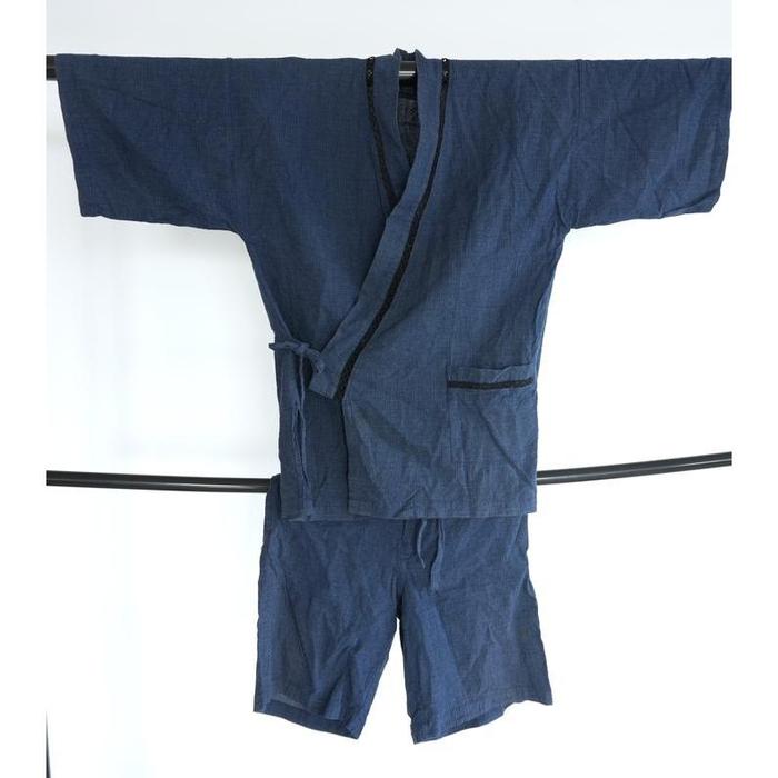 Summer Men Jinbei - Dark Blue M