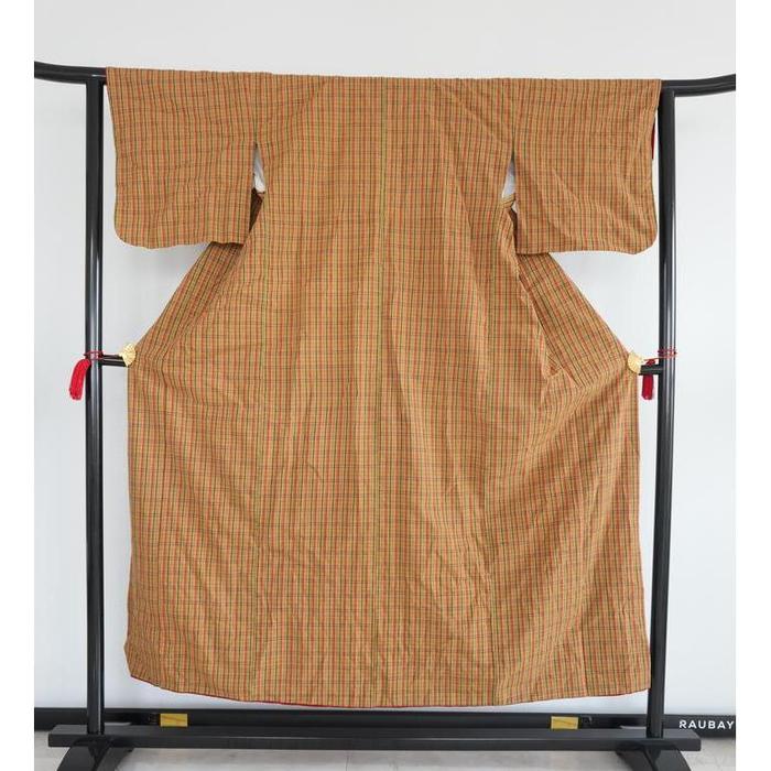 VINTAGE Kimono kosode Brown For Height 148-158cm (maximum height for those who don't require an ohashori)