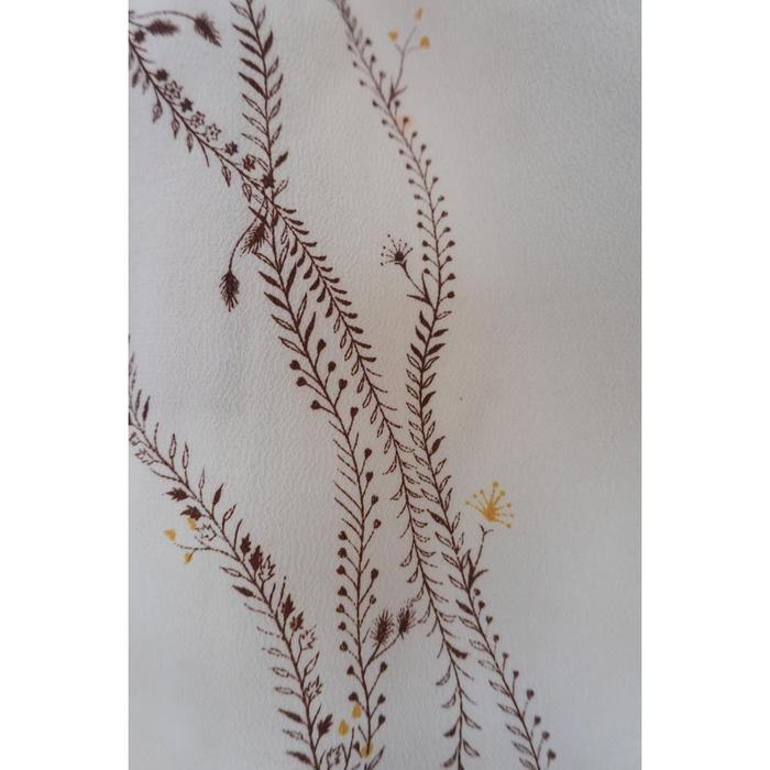 VINTAGE Kimono kosode Cream Color For Height 148-158cm (maximum height for those who don't require an ohashori)