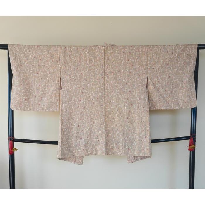 Vintage Haori – Beige with Pattern, Universal Size