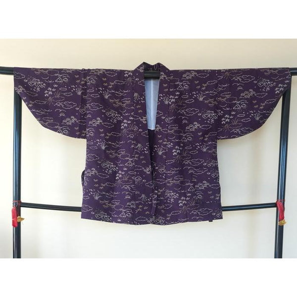Vintage Haori – Dark Purple, Universal Size