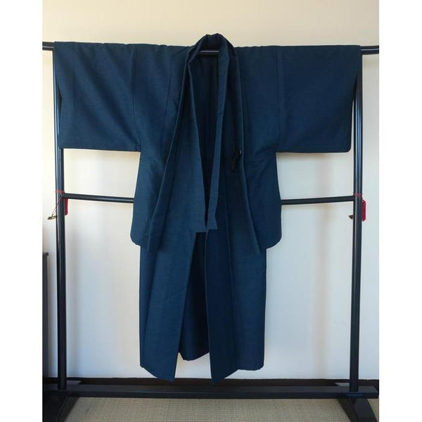 Vintage Men Cotton kimono and haori set - For Height 160-170cm