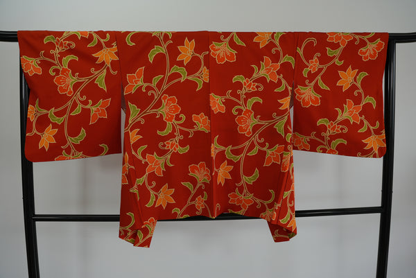 Vintage Haori red, rozmiar uniwersalny