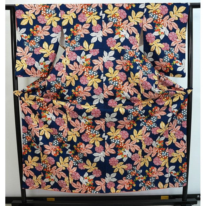 Vintage kimono kosode na wzrost 157-167cm