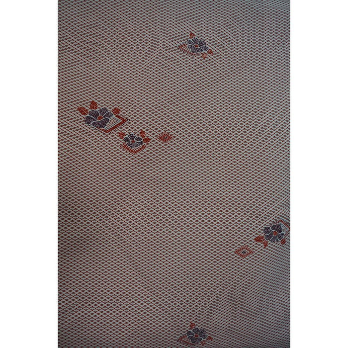 Vintage kimono kosode Red/white stripes, 158-168cm