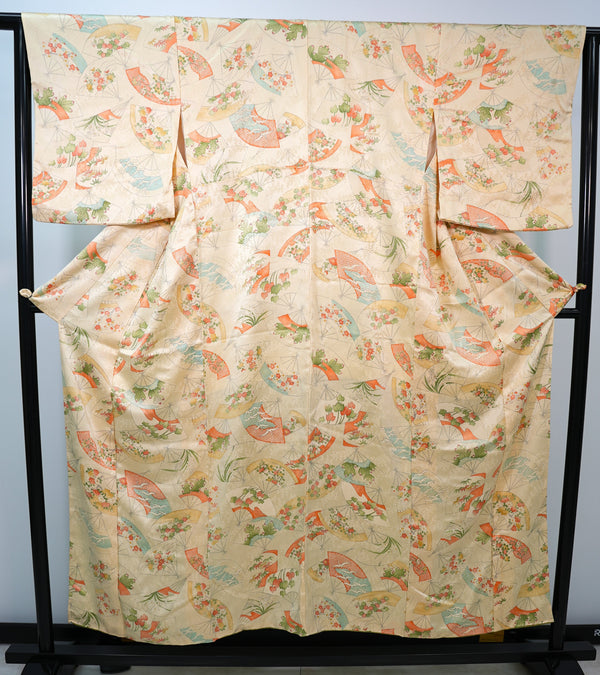 Vintage kimono kosode na wzrost 154-164cm