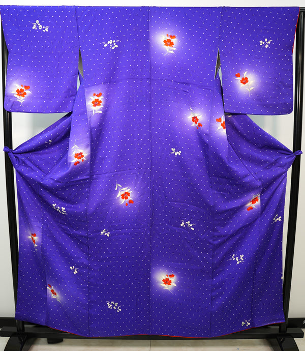 Vintage kimono kosode na wzrost 162-172cm