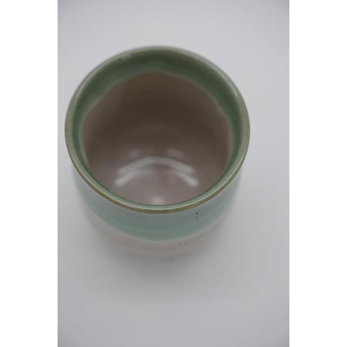 VINTAGE CERAMIC HAGI YAKI YUNOMI TEA CUP