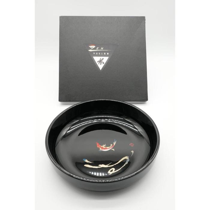 VINTAGE- High Class Japanese Urushi-Coated Tray with Koi Motif – Zen by Kansai Design