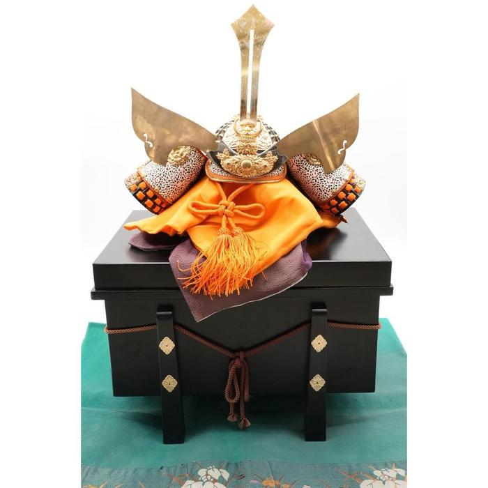 VINTAGE- HIGH CLASS SAMURAI HELMET with box