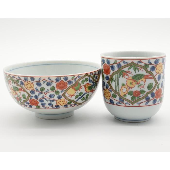 VINTAGE - Arita Ware Rice Bowl Set x5 – Sometsuke Karakusa Porcelain