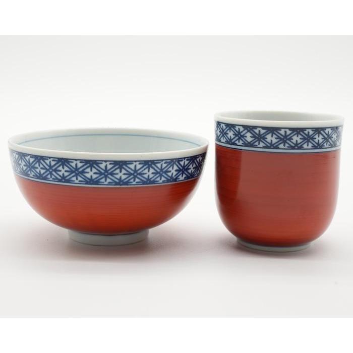 VINTAGE - Arita Ware Rice Bowl Set x5 – Sometsuke Karakusa Porcelain