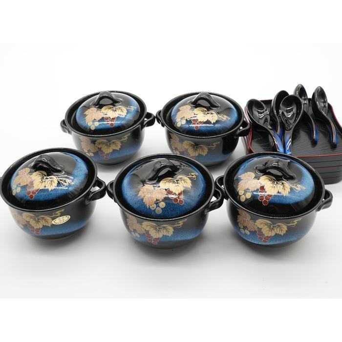 VINTAGE - Minoyaki Lacquer & Ceramic Serving Set – Mizumine Kiln