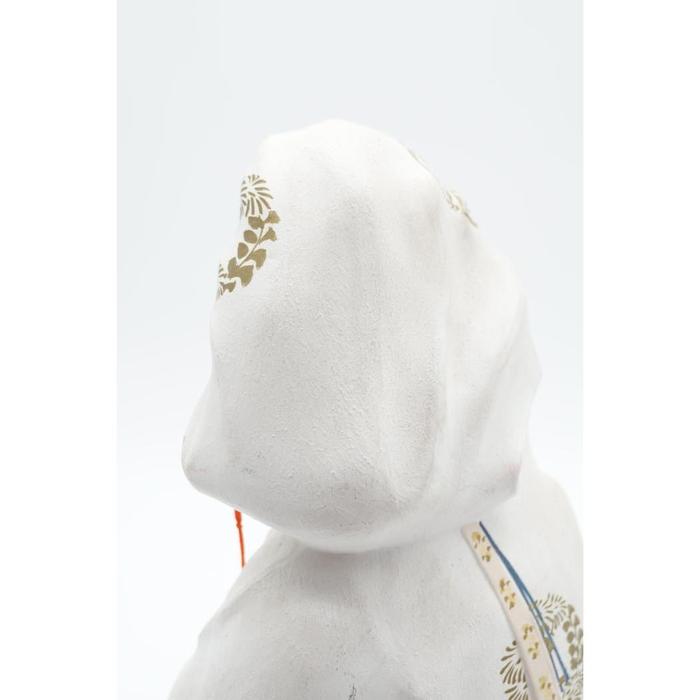 VINTAGE - Japanese Nihon Ningyo Ceremonial Doll – Traditional White Kimono Court Figure
