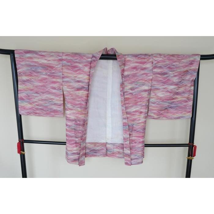 Vintage Haori – Abstract Wave Pattern, Universal Size