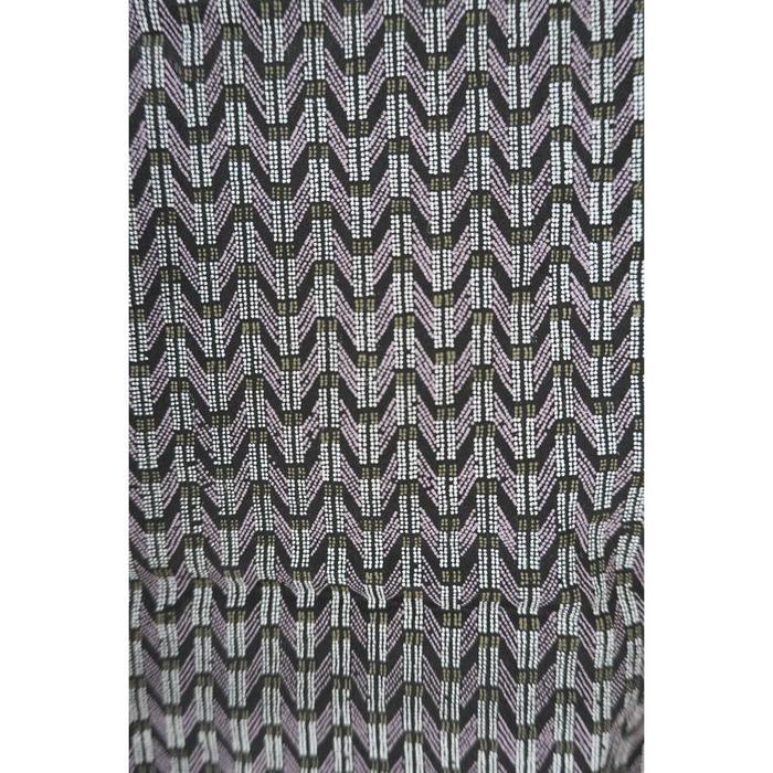 Vintage Haori – Geometric Wave Pattern, Universal Size
