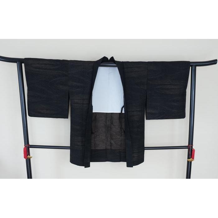 Vintage Haori – Abstract Water Wave Pattern, Universal Size
