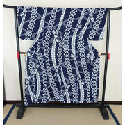 Vintage Men's Yukata – Traditional Festival Pattern, For Height 154cm-164cm (maximum height for those who don't require an ohashori)