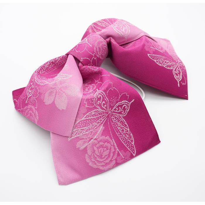 Vintage Butterfly & Rose Yukata Obi Belt – Yukata Kimono Bow Belt