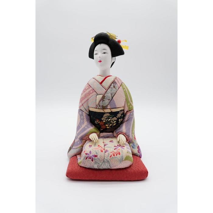 VINTAGE - Japanese Nihon Ningyo – Traditional Sitting Kimono Doll