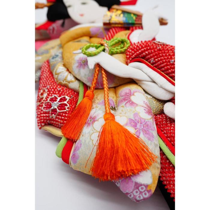 VINTAGE - Japanese Hagoita Oshie Doll by Kyugetsu – Traditional Kimono Girl Decorative Paddle