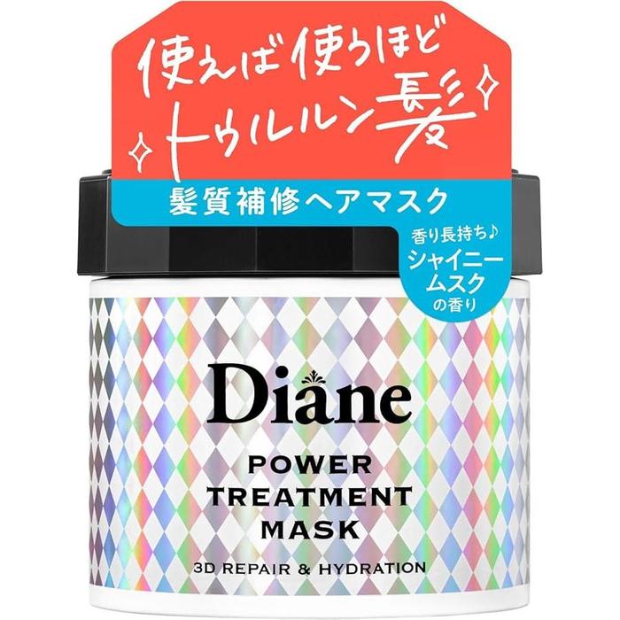 Diane Power Treatment Mask – Intensive Repair for Highly Damaged Hair, 8.1 oz (230 g) [With alcohol]
