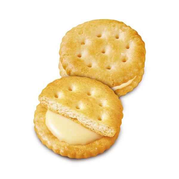 Petit Cheese Crackers – Bite-Size Japanese Cheese Cream Sandwich Crackers (38g)
