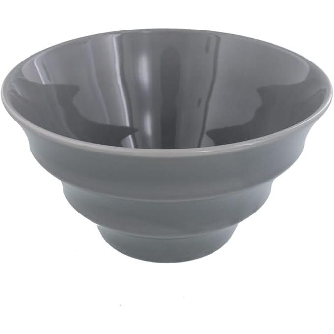 EAST Table Lightweight Ramen Donburi Bowl – Color Border Design, 19 cm (Multiple color options)
