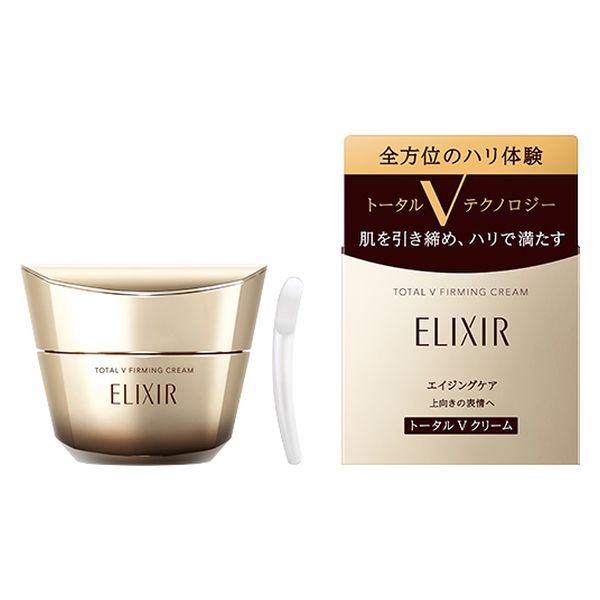 ELIXIR Total V Firming Cream 50g – Lifting & Firming Anti-Aging Cream | Aqua Floral Scent [With Alcohol]