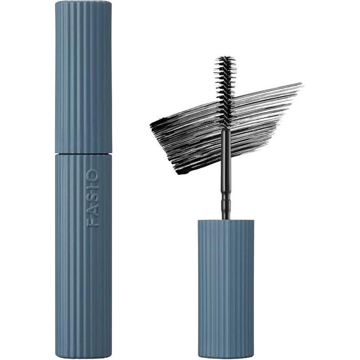 FASIO Ultra WP Mascara (Volume) 01 – Black, Ultra Waterproof & Smear Resistant, 0.2 oz (6g) [With Alcohol]