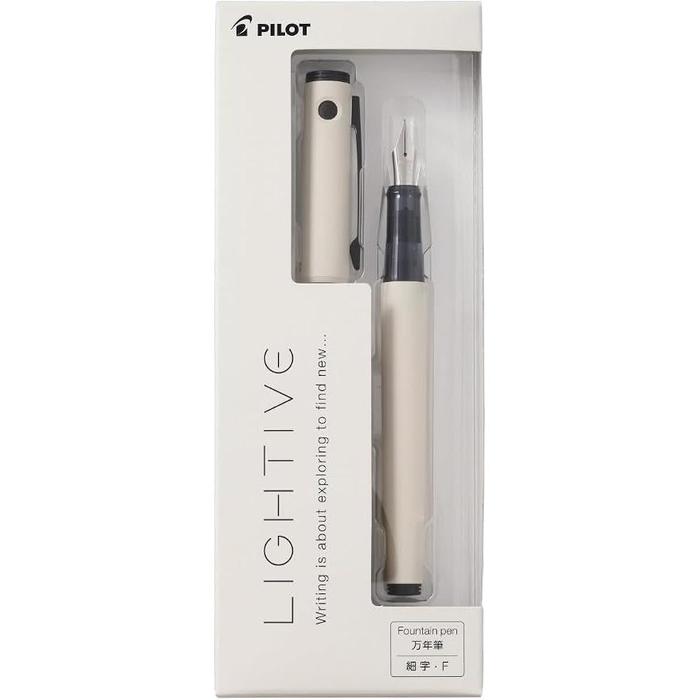 PILOT LIGHTIVE Fountain Pen – Lightweight Cartridge & Converter Type, 6 Colors, Fine / Medium Nib
