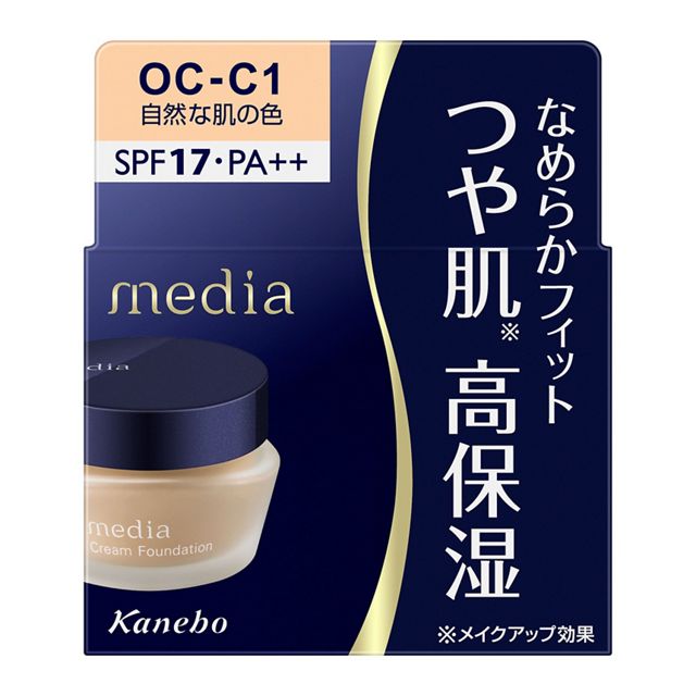 Kanebo Media Cream Foundation – Flawless Coverage and Radiance 25g [No Alcohol]