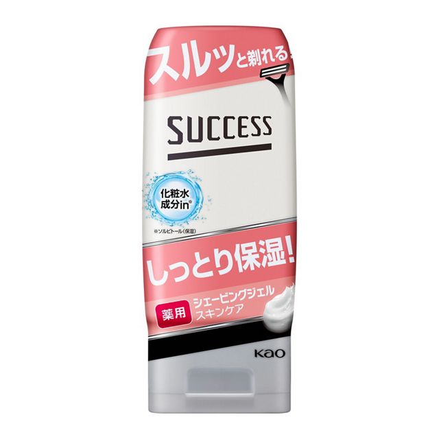 SUCCESS Medicated Shaving Gel 180 g – Smooth, Protective Deep Shave for Men [With alcohol]