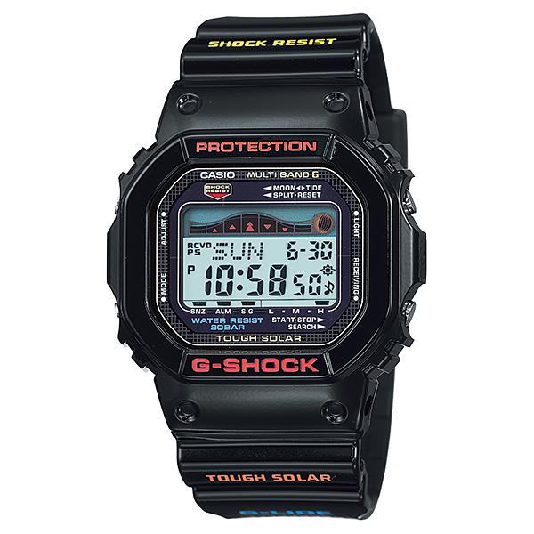 Casio G-Shock G-LIDE Radio Solar GWX-5600-1JF Men's Watch [Genuine] Black with Tide Graph and Solar Power