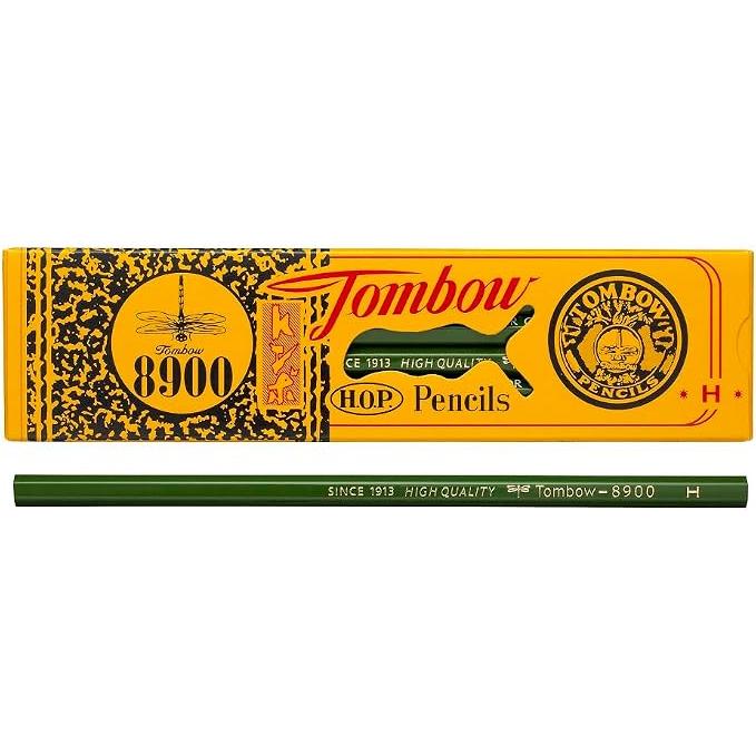 Tombow MONO 8900 Pencils 12-Pack – 2H / H / F / HB / B / 2B