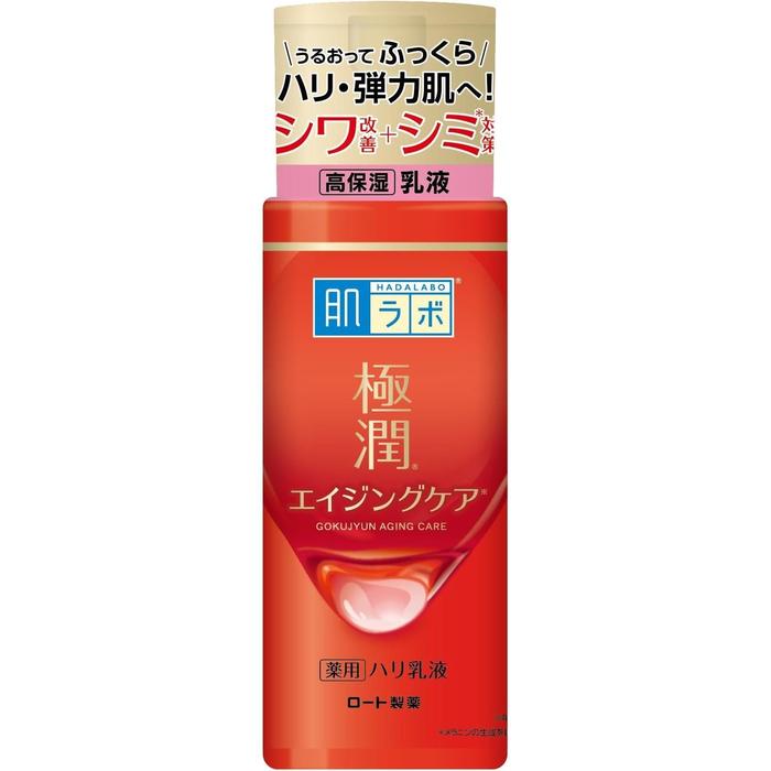 Hada Labo Gokujyun Aging Care - Firming antiaging face milk 140ml [Alcohol-free]