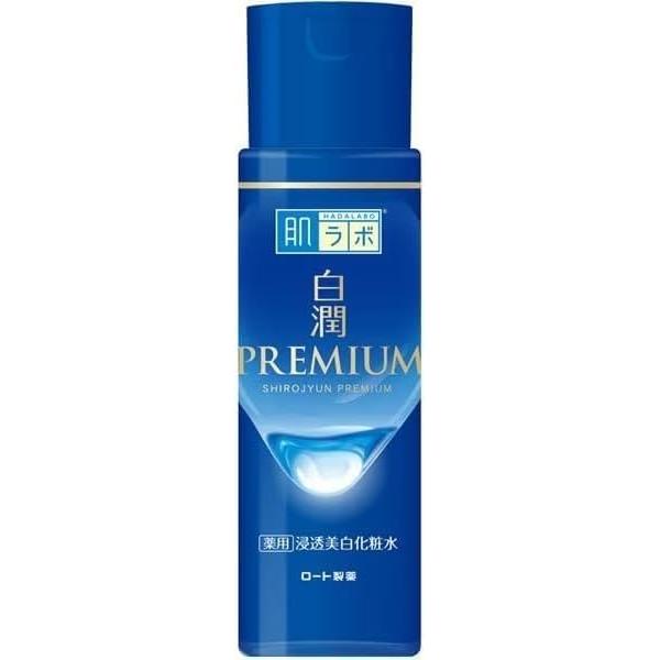 Hada Labo Shirojyun Premium - Medicated Penetrating Whitening Lotion – Targets Dark Spots for Brighter, Moisturized Skin 170ml [Alcohol-free]