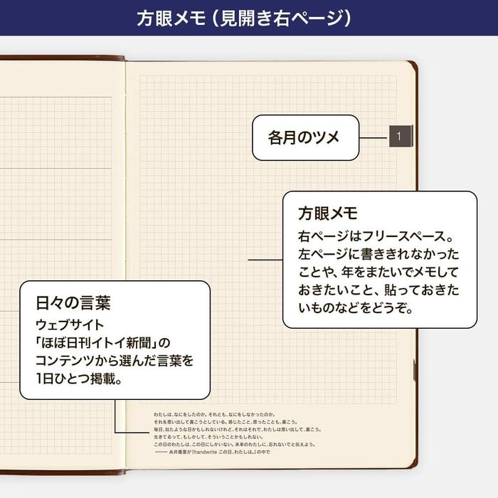Hobonichi Techo 2027–2031 5-Year Planner Japanese Edition – A6 / A5, Tomoe River Paper