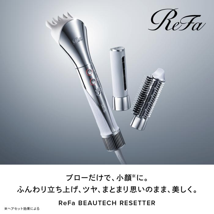 ReFa BEAUTECH RESETTER + Dedicated Holder Set – Japanese Stick Hair Dryer & Styling System