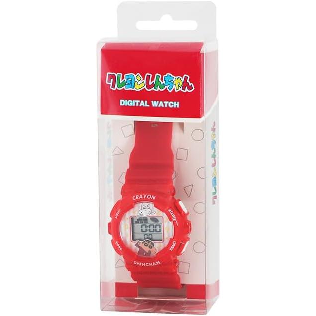 J-AXIS Crayon Shin-chan & Shiro Digital Watch – Red Character Watch CH3C0001-RE