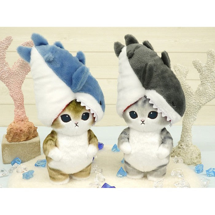 Mofusand Pettama Plush Toy (Biting)Shark Meow·Beige)