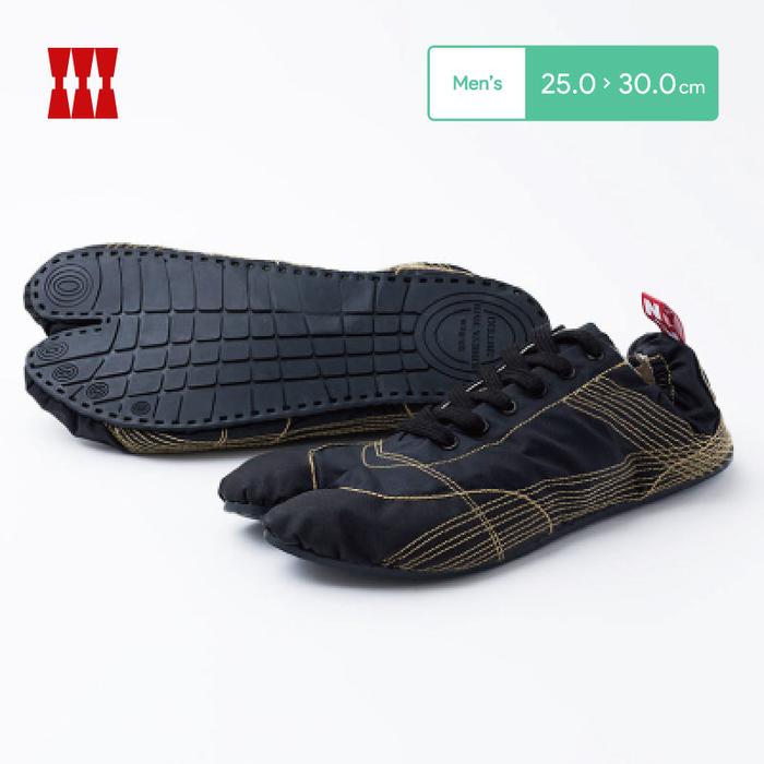 KINEYA MUTEKI Black – Men's Barefoot Split-Toe Running Shoes