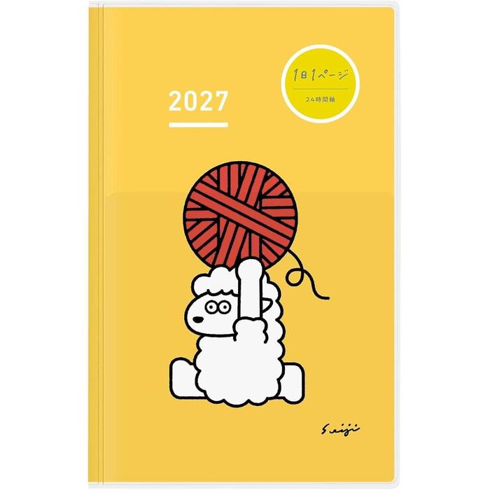 KOKUYO Jibun Techo DAYs 2027 Daily Planner – A5 Slim / B6 Slim Mini, 4 Colors