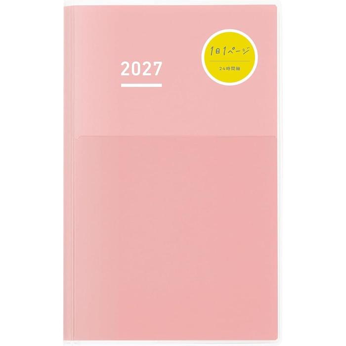 KOKUYO Jibun Techo DAYs 2027 Daily Planner – A5 Slim / B6 Slim Mini, 4 Colors