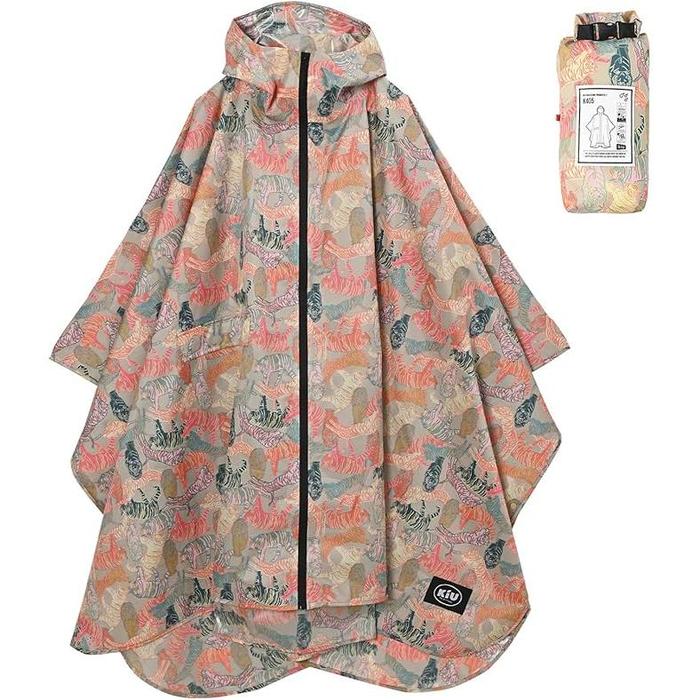 KiU Daily Rain Poncho – Stylish & Reliable Protection for Any Rainy Day For Commuting, Cycling, or Everyday Use – Durable, Lightweight, and Waterproof