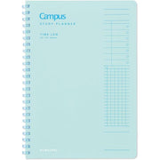 Kokuyo Campus Time Log Study Planner – A5 / B5 Soft Ring Study Notebook