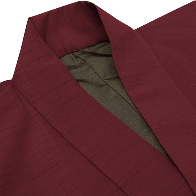 Kyoetsu Men’s Kimono – Pongee Fabric, Japanese Traditional Wear (Available in 3 colors)