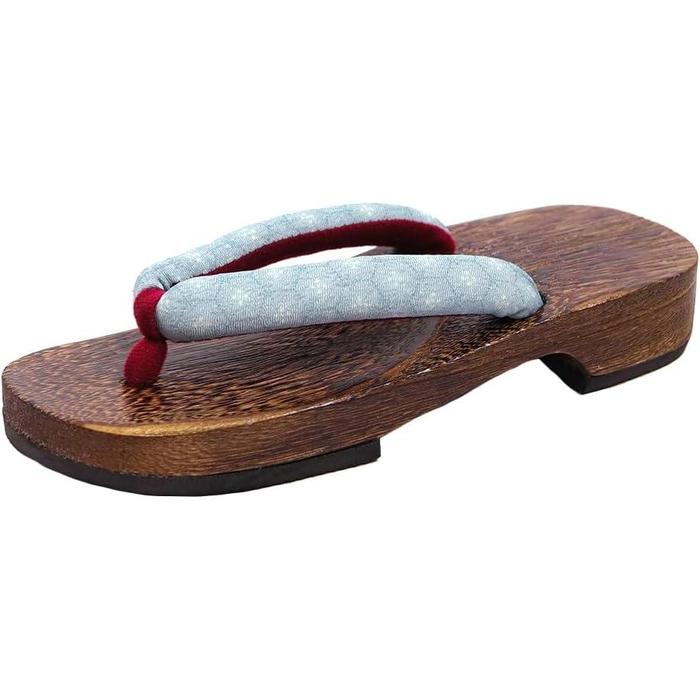 Kyoetsu Women's Geta Clogs – Grilled Paulownia Base, Soft Strap, Multiple Sizes